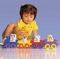 Roll Along Puzzle Train