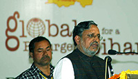 Dy CM Sushil Kr. Modi addressing the delegates